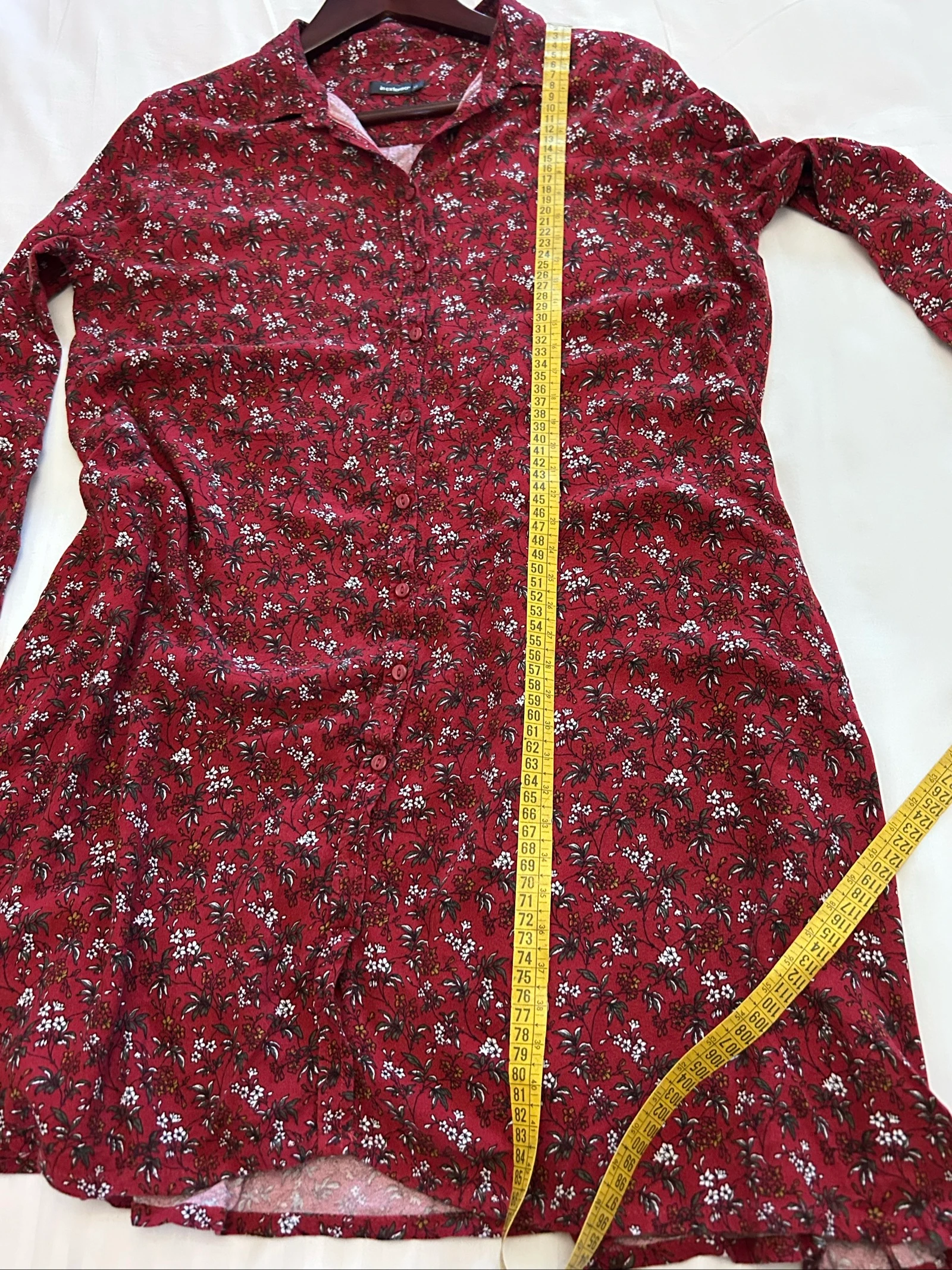 Robe vintage midi boutonnée In extenso taille M – photo 5
